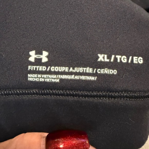 Under Armour Front Zip High Impact Sports Bra Black XL - Picture 6 of 6